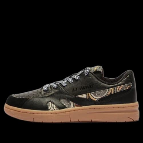 Li-Ning Deluxe Low 'Black White Khaki' (Women's)