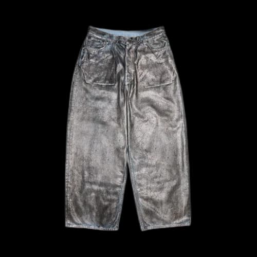 Acne Studios Metallic Jeans 'Silver/Blue'