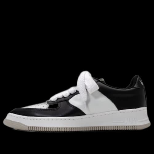 Maison MIHARA YASUHIRO ROSY OG Sole Leather Low-top Sneaker 'Black White'