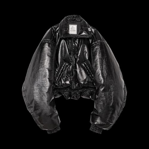 Maison Mihara Yasuhiro Enamel Jacket 'Black'