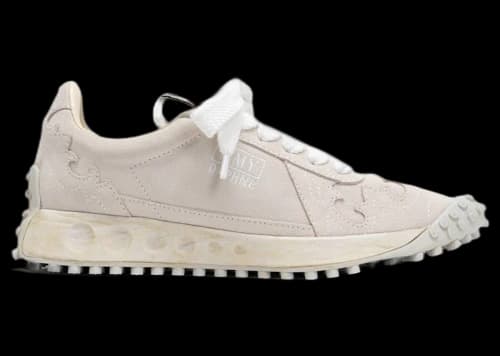 Maison Mihara Yasuhiro Daphne OG Sole Western Detail Suede Low White