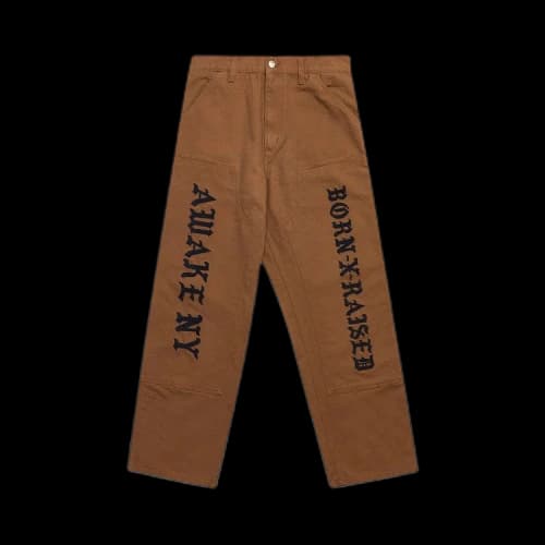 Born x Raised x Awake x Carhartt WIP Double Knee Pant 'Brown'
