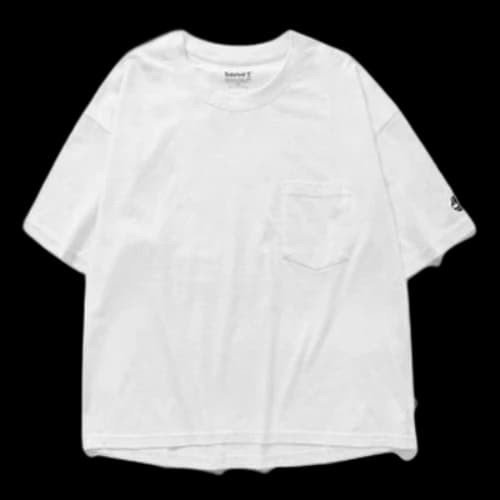 Timberland Round Neck Short Sleeve White