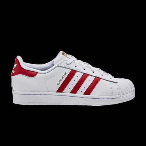 Adidas Superstar J 'White Scarlet'