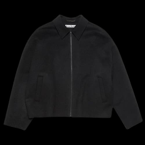 Acne Studios Wool Zipper Jacket 'Black'
