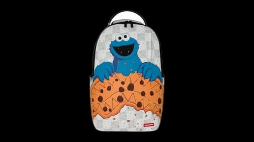 Sprayground Sesame Street Cookie Monster Shark Backpack Multicolor