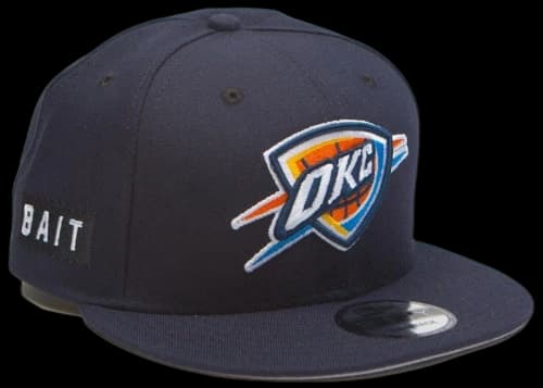 New Era x BAIT Oklahoma City Thunder OTC 9Fifty Snapback Cap Navy
