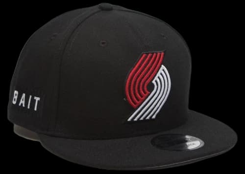 New Era x BAIT Portland Trail Blazers OTC 9Fifty Snapback Cap Black