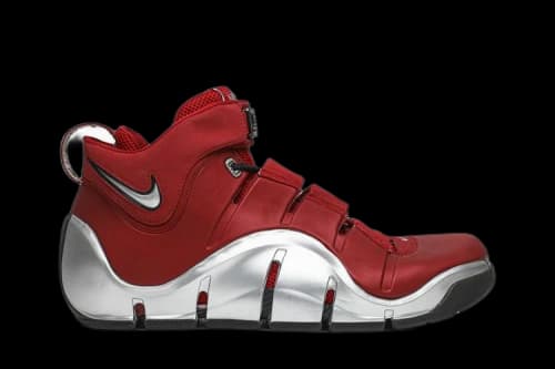 Nike Zoom Lebron 4 'Ohio State University Away'