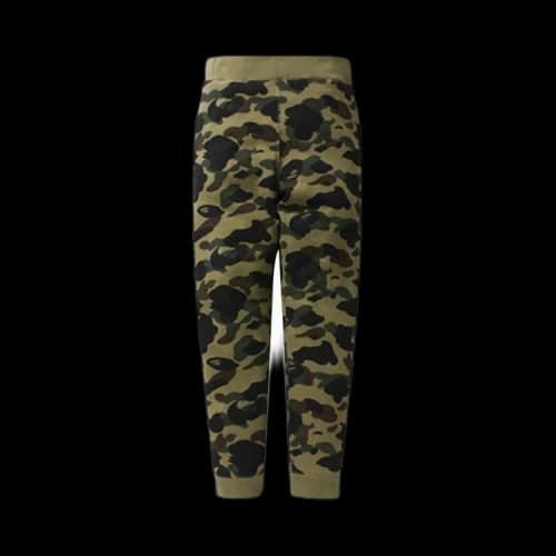 BAPE 1st Camo Slim Sweat Pants 'Green'
