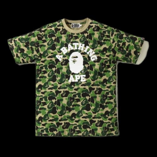 BAPE ABC College Tee Green