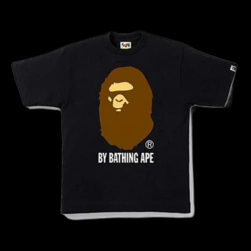 BAPE A Bathing Ape Head Tee' Black Brown'