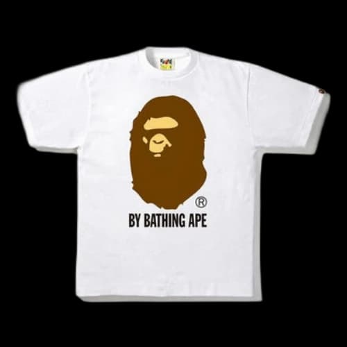 BAPE A Bathing Ape Head Logo T-Shirt 'White'