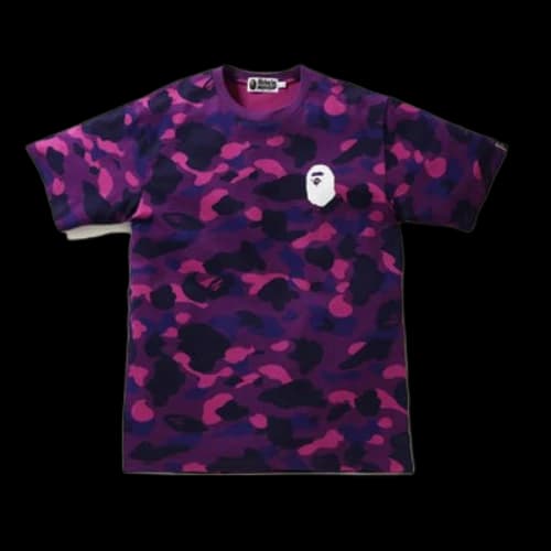 BAPE Color Camo BAPE Tee Purple