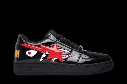Bapesta Low 'Black Shark Face'