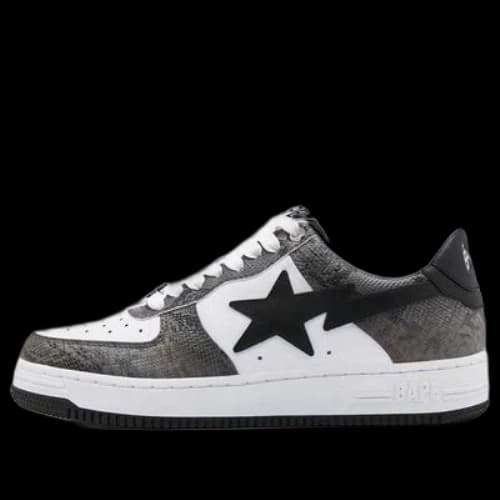 A Bathing Ape Bape Sta Snakeskin 'Grey'