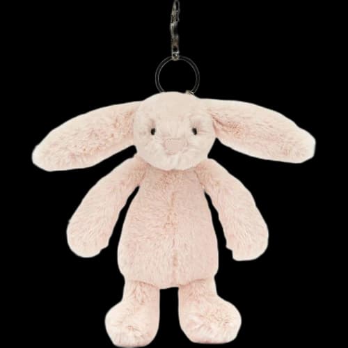 Jellycat Bashful Bunny Bag Charm II Blush BAS4ELBC