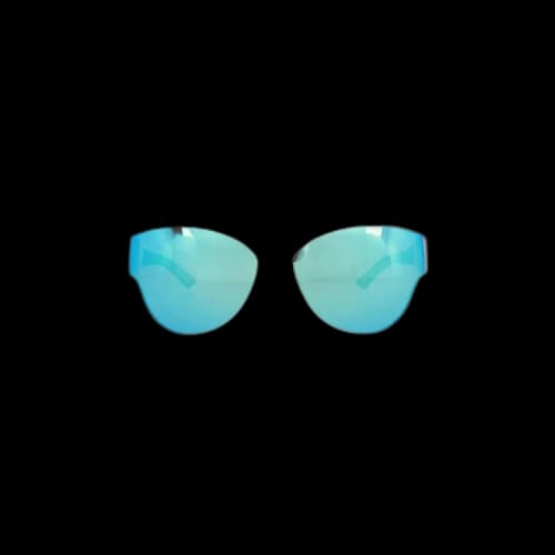 Balenciaga Round Frame Sunglasses 'White'