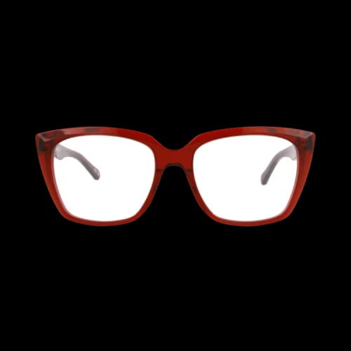 Balenciaga Cat Eye-Frame Acetate Optical Frames Red Red Transparent (BB0062O-30008236-005)