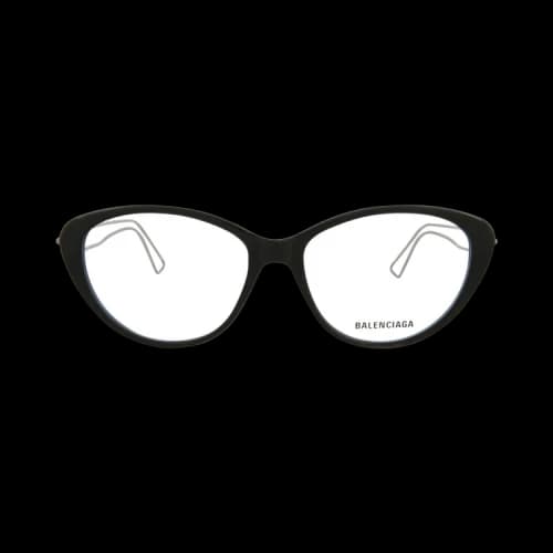 Balenciaga Cat Eye-Frame Acetate Optical Frames Black Grey Transparent (BB0067O-30008232-001)