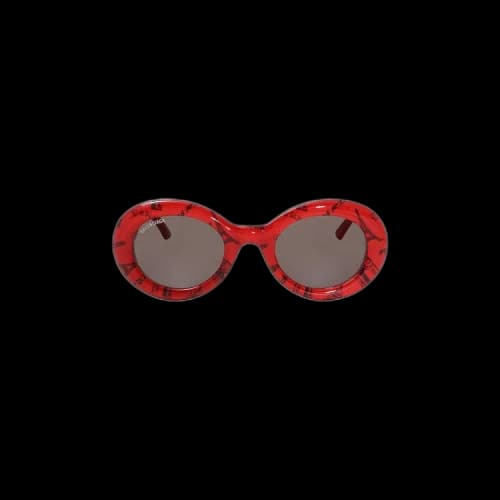 Balenciaga Panthos Frame Acetate Sunglasses 'Red'