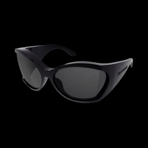 Balenciaga Shield Sunglasses 'Black/Grey'