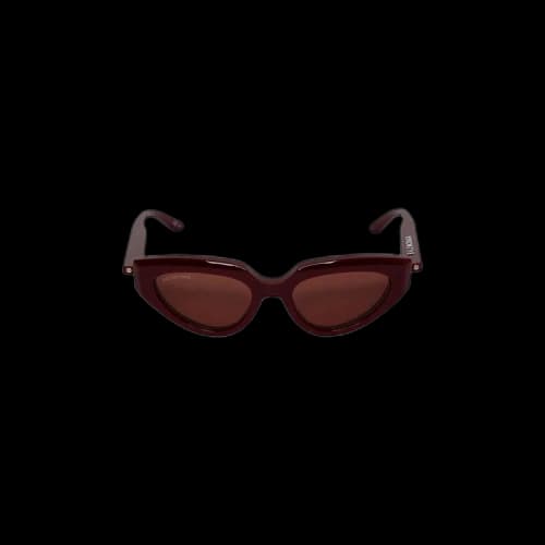 Balenciaga Inverted Cat Eye Sunglasses 'Burgundy'