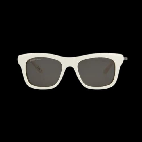 Balenciaga Square Sunglasses 'Ivory/Grey'