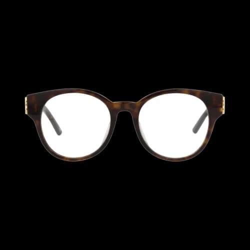Balenciaga Round-Frame Acetate Optical Frames Havana Havana Transparent (BB0173O-30011315-002)