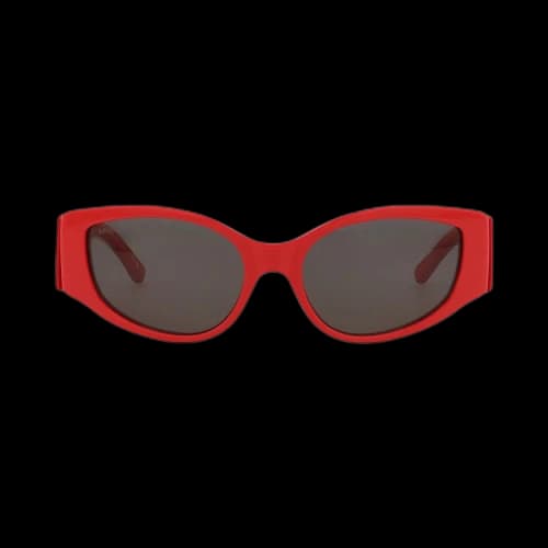 Balenciaga Cat Eye Sunglasses 'Red/Grey'