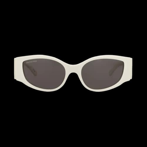 Balenciaga Cat Eye-Frame Recycled Acetate Sunglasses White White Grey (BB0258S-30013963-012)