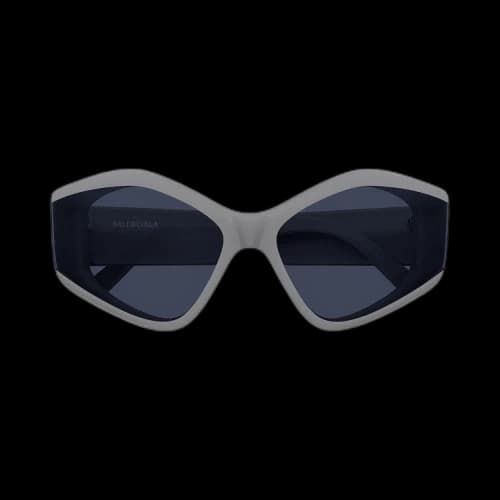 Balenciaga Geometric Sunglasses 'Grey/Blue'
