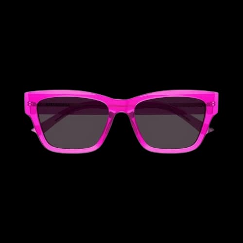 Balenciaga Square Sunglasses 'Fuchsia/Grey'