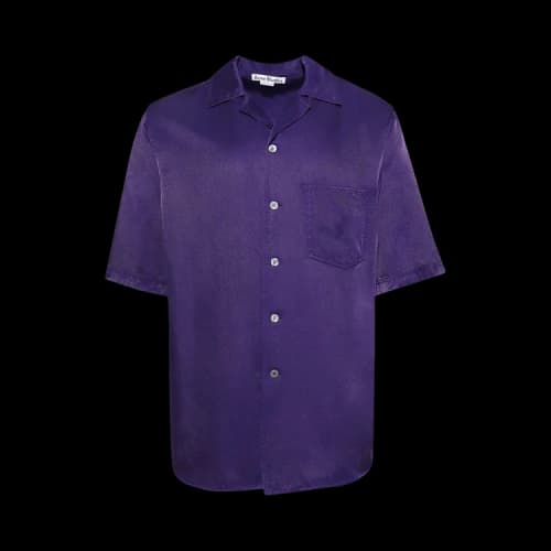 Acne Studios Button-Up Shirt 'Dark Purple'