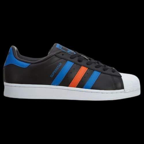 adidas Superstar Black/Blue-White