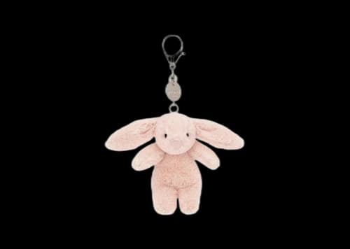 Jellycat Bashful Bunny Bag Charm Blush BB4BLUSHBC