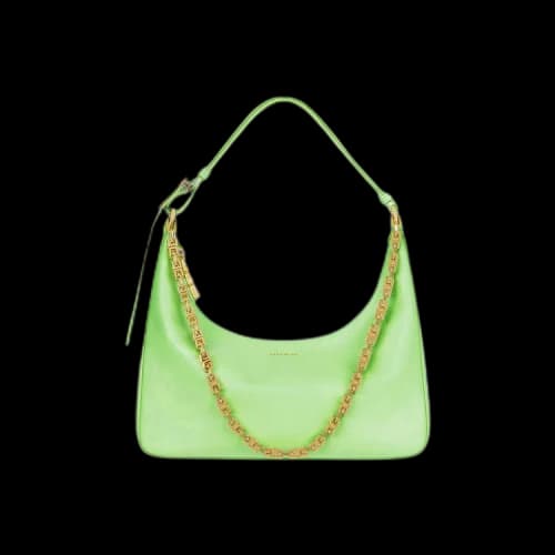 Givenchy Moon Cut Out Small Hobo Bag With Chain 'Mint Green'