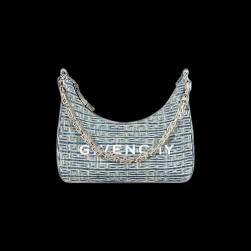 Givenchy Mini Moon Cut Out Hobo Bag 'Light Blue'