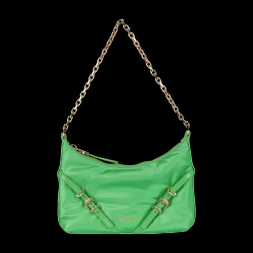Givenchy Mini Voyou Satin Party Shoulder Bag Absynthe Green
