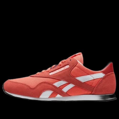 Reebok Classic Nylon Slim Running Shoes Red (Women's)