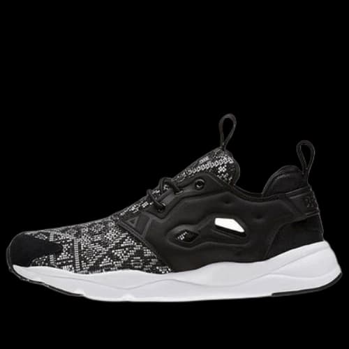 Reebok Furylite Gt Running Shoes Black/White/Grey (Women's)