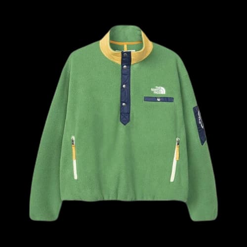 Brain Dead x The North Face 89 Placket Pullover Fleece 'Sullivan Green'