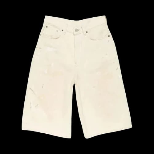 Acne Studios Core Denim Shorts 'White'