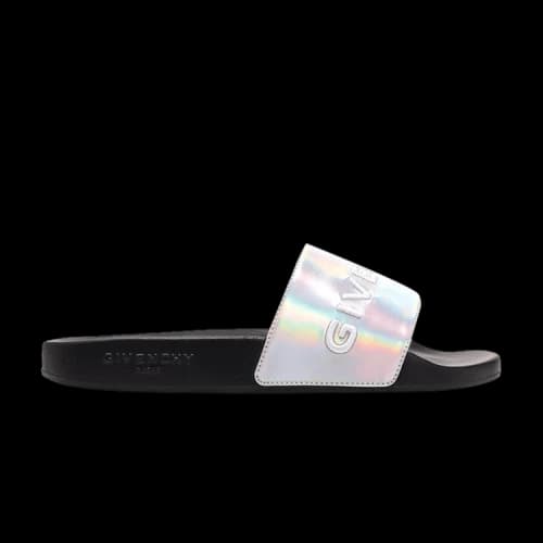 Givenchy Logo Slide 'Black Iridescent'