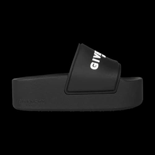 Givenchy Logo Embossed Platform Sandal 'Black' (Women's)