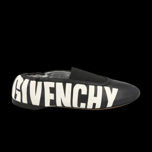 Givenchy Logo Graphic Ballet Flat 'Black White' (Women's)