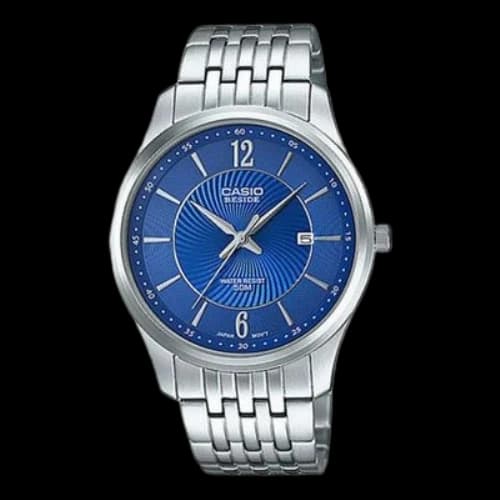 CASIO Minimalistic Fashion Quartz Watch Stainless Steel Strap Mens