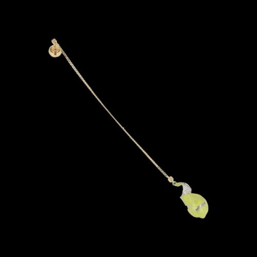Givenchy Single Lemon Charm Earring 'Silver/Gold'
