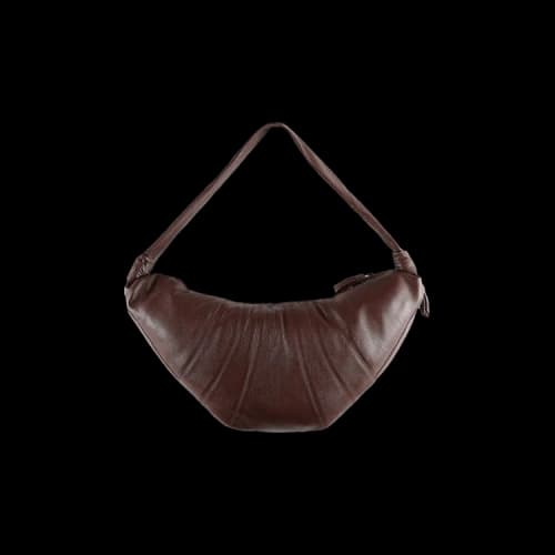 Lemaire Large Croissant Bag 'Roasted Pecan'