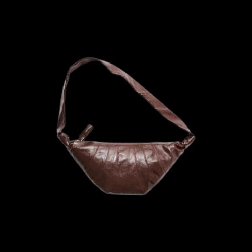 Lemaire Medium Croissant Bag 'Chocolate Fondant'